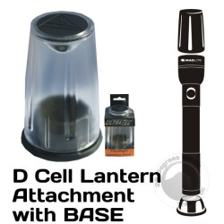 Lantern Adaptor for D Cell Maglite Flashlight