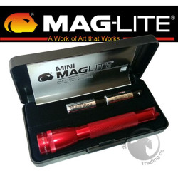 Maglite AA Mini 14 LM Red Pres Box