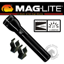 Maglite 2D Xenon 27 LM Black Boxed - Can be upgraded with Clara LED