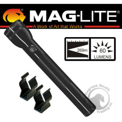 Maglite 3D Xenon 60 LM Black Boxed - Can be upgraded with Clara LED