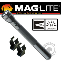Maglite 4D Xenon 98 LM Black Boxed - Can be upgraded with Clara LED