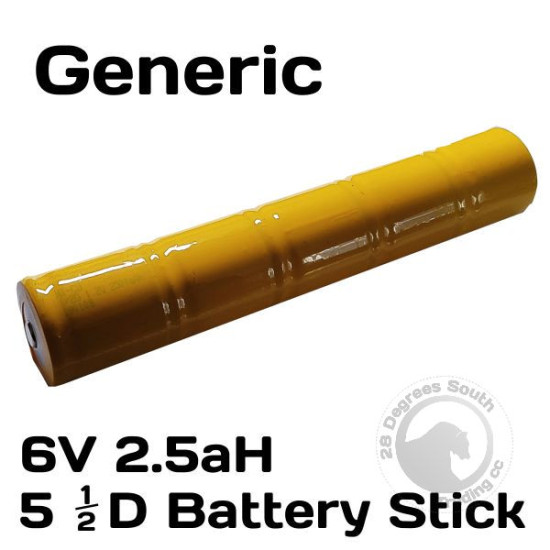 Generic Battery Stick 6V 2.5Ah Ni-Cad for Maglite Mag-Charger