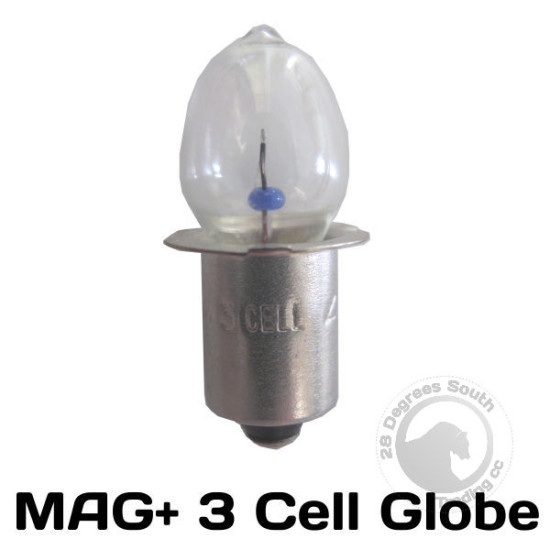 Maglite Xenon 3D Cell Incandescent Globe in Zip lock bag